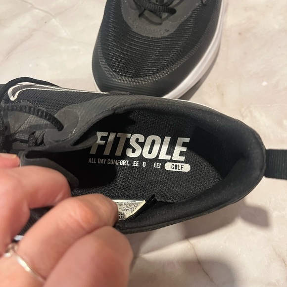 🖤 Nike Black Fitsole All Day Comfort Golf Shoes - Women's Size 38 - Picture 11 of 12